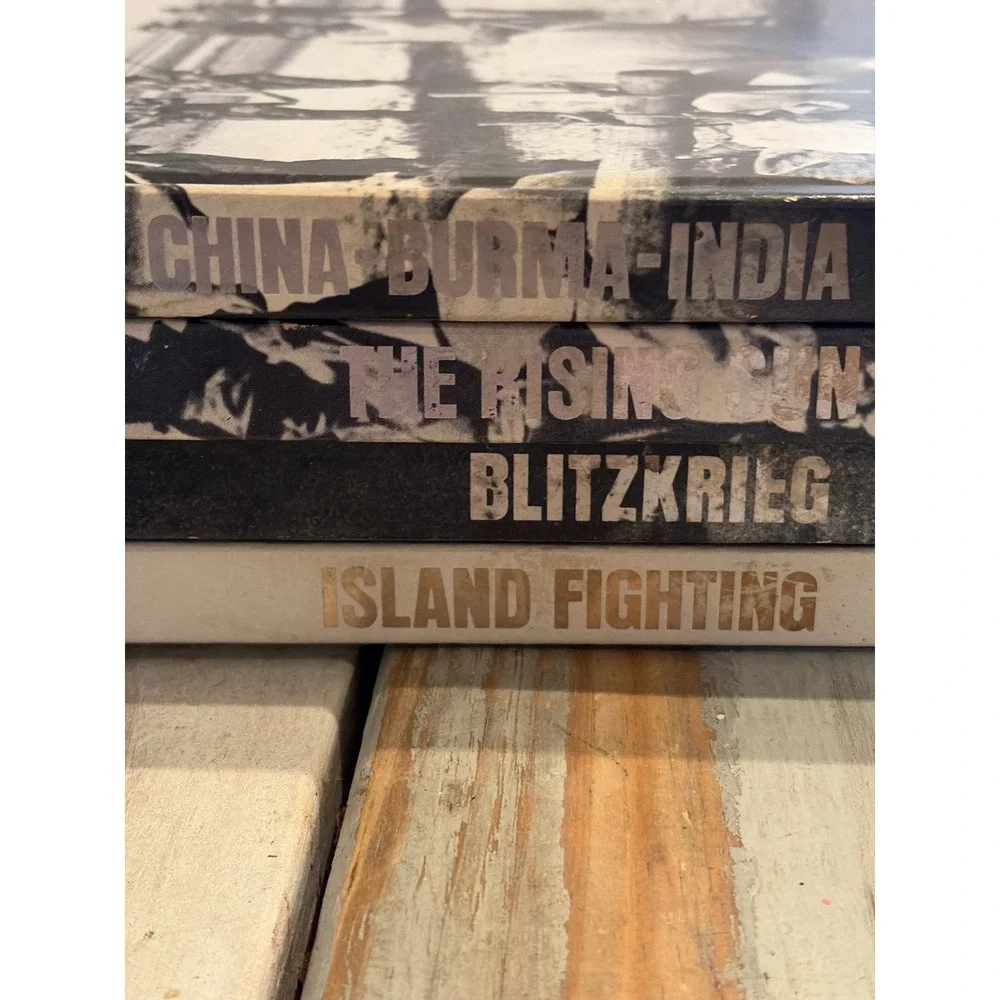Time Life World War‎ II Books Lot 4 Blitzkrieg Rising Sun Island Fighting Burma